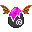 Pink Bat Wings Egg