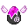 Pink Feather Wings Egg
