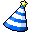 Blue Party Hat