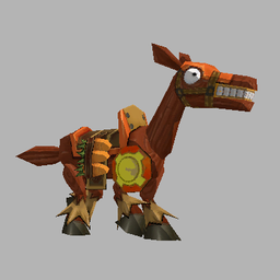Monster Brown Wooden Horse